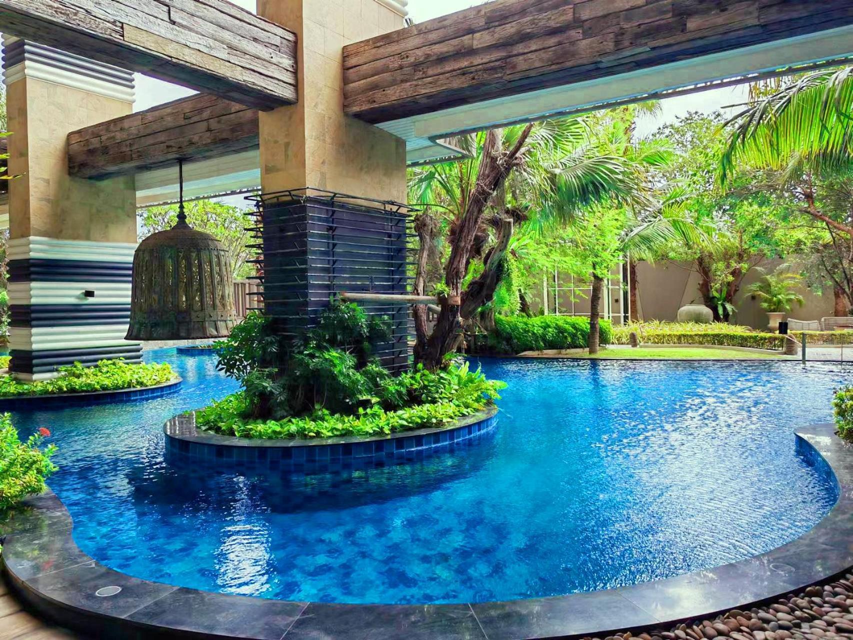 芭提雅高层海景奢华公寓the Riviera Jomtien生香家直达海滩2704 Exteriör bild